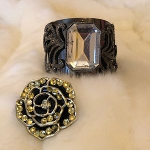 Cuff Bracelet and Ring Bundle